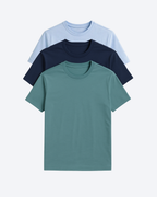 Buki Cinqo Tech Tee 3-Pack - French Blue/Blue Night/Blue Grey