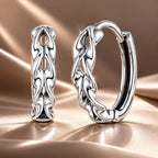 925 Sterling Silver Earrings for Women with Oxidized Finish