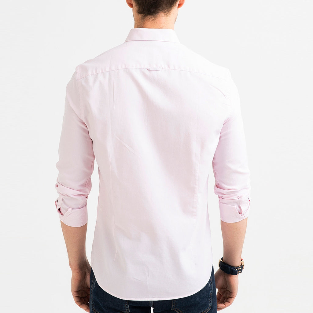 Nora Button Down Shirt // Light Pink