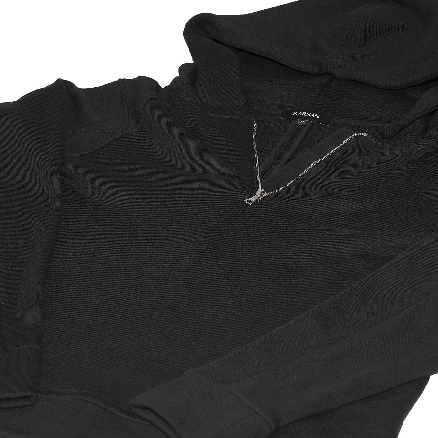 The Lionize Half-Zip Hoodie // Black