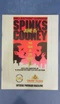 1987 Michael Spinks v. Gerry Cooney Boxing Program War at Shore Atlantic City