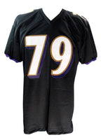 Ronnie Stanley Signed/Auto Custom Black Football Jersey Ravens Beckett 190337