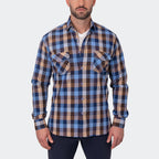 Flannel Checkbrown Button-Up // Brown