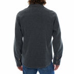 Bentley Heavy Faux Wool Work Shirt  // Charcoal