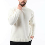 Crewneck Knit Sweater // Ecru