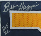 Bob Huggins CHOF Autographed/Inscr Gold Custom Jersey West Virginia JSA 176578