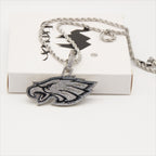Philadelphia Eagles Zircon Pendant Necklace – Perfect Fan Gift for Game Day & Holidays