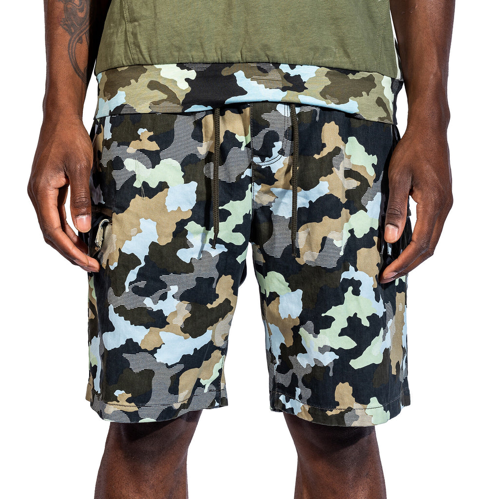 Chandler Woven Shorts // Black Camo