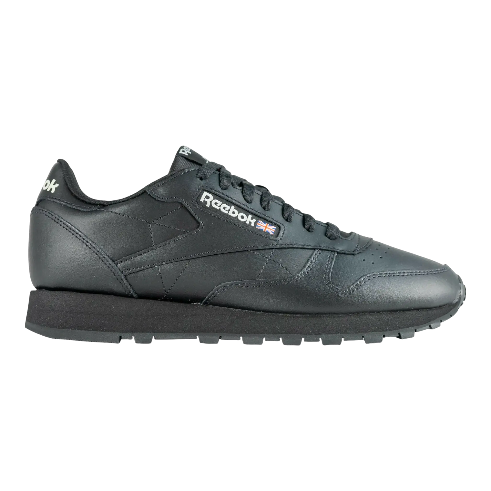 Reebok Classic Leather Men's Sneakers — Core Black/Core Black/Pure Grey 5 Leather