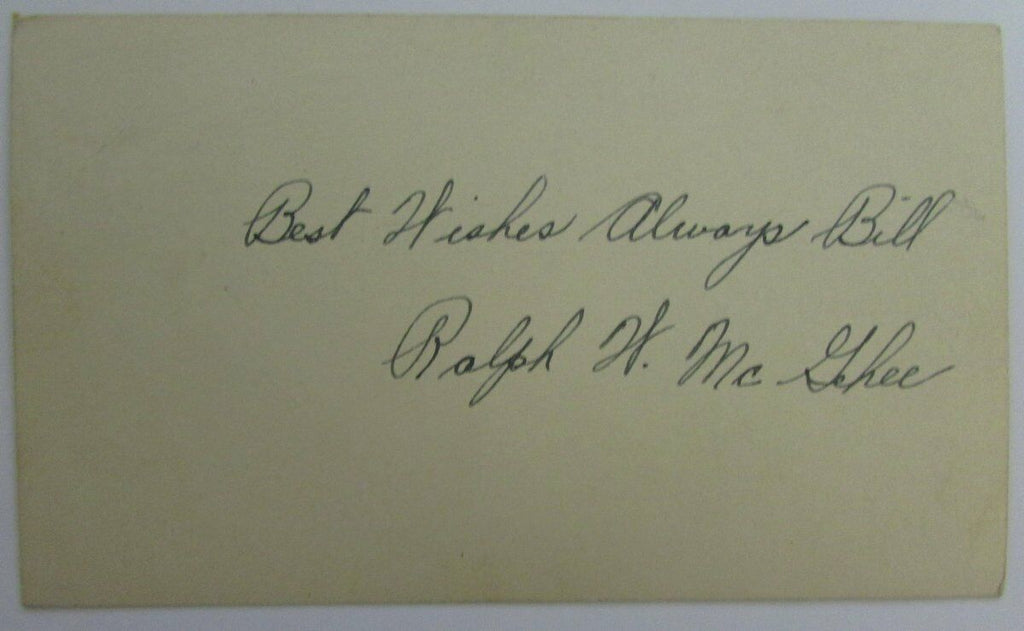 Robert H. McGhee Notre Dame Signed Vintage 1948 GPC Postcard 144823