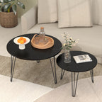 Round Nesting Coffee Table (Set of 2)
