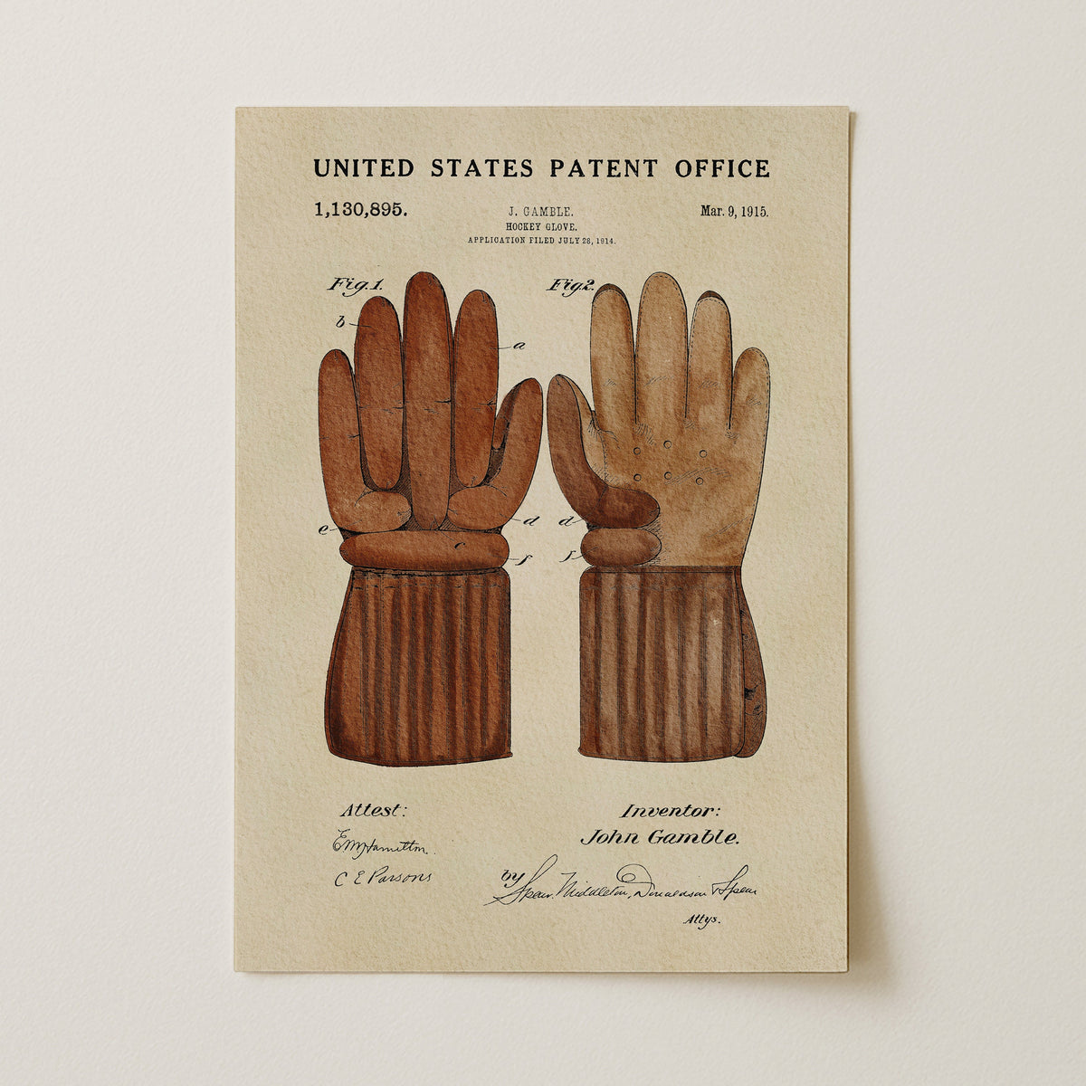 Hockey Glove (1915)