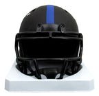 Daniel Jones Signed/Autographed Giants Eclipse Black Mini Helmet Beckett 157850