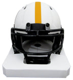 Jack Ham HOF Signed/Insc White Lunar Mini Helmet Steelers Becket Witness 192375