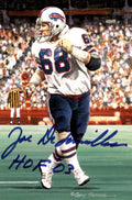 Joe DeLamielleure HOF Autographed/Inscr Goal Line Art GLAC Postcard Bills JSA