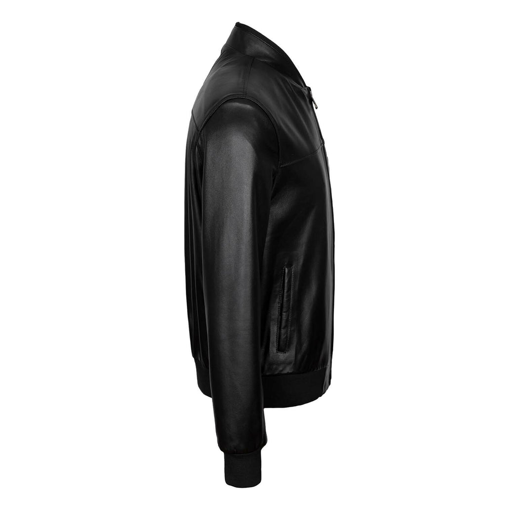 Mock Neck Jacket // Black