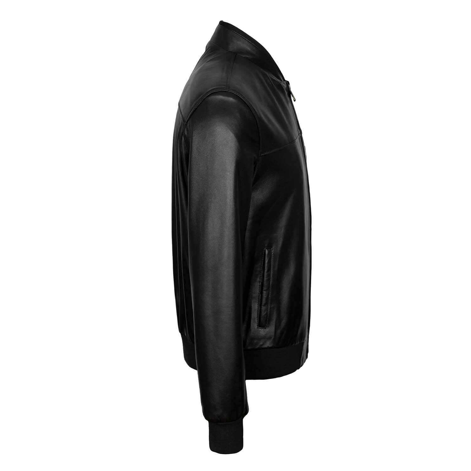 Mock Neck Jacket // Black