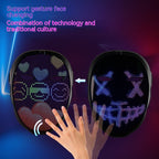 LED Halloween Face Changing Mask