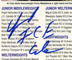 Al "ICE" Cole Autographed Magazine Photo Boxing Champ 177622