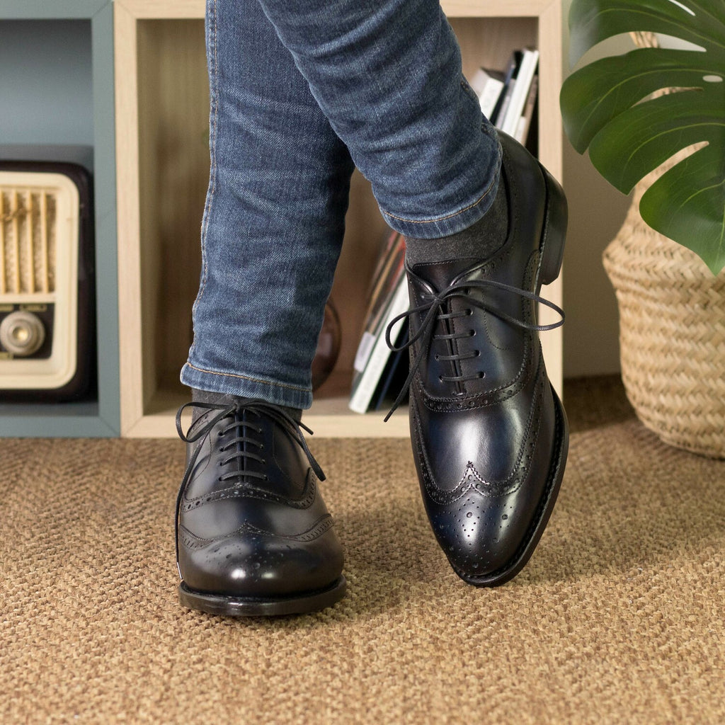 James Wingtip Derby // Navy Blue