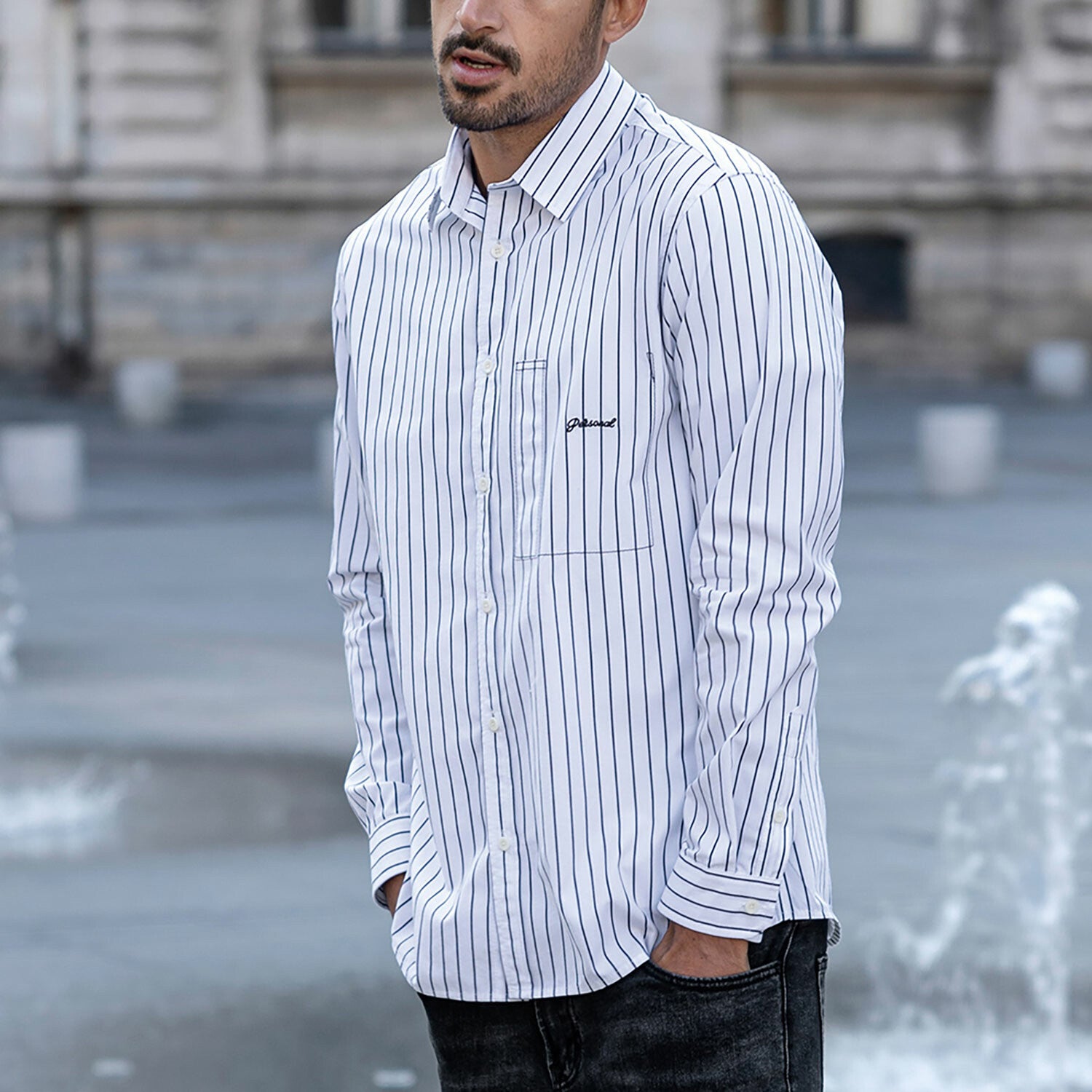 Button Down Shirt // White