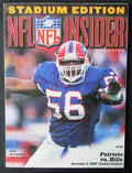 2000 11/5 New England Patriots vs. Bills Game Program Brady Rookie Year 176282