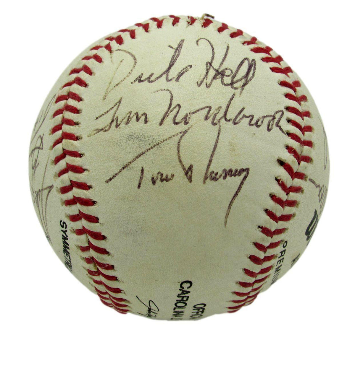 Orioles Greats Team Signed by 12 Baseball Powell Blair Altobelli 158920