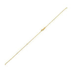 Extendable Bead Chain in 14k Yellow Gold (1.00 mm)