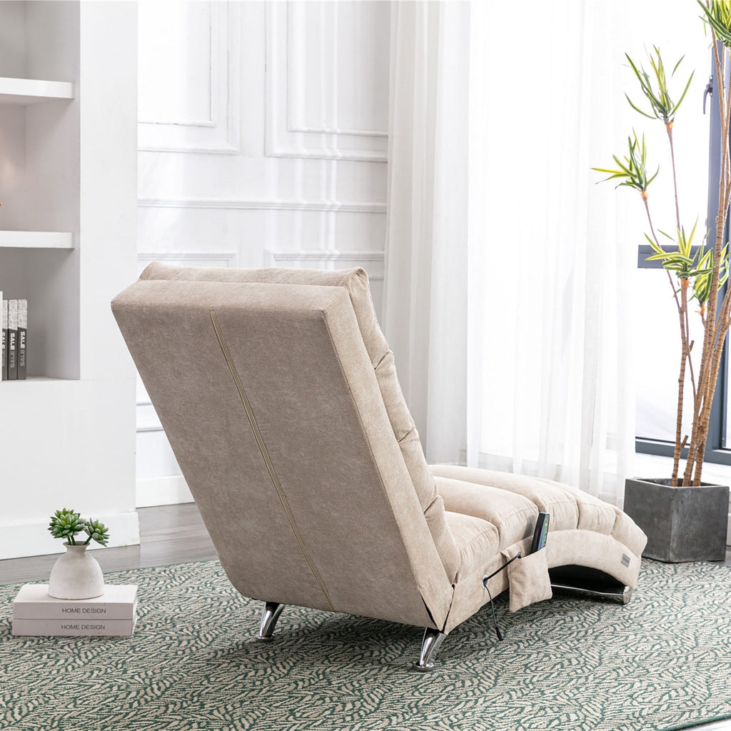 Massage Chaise Lounge Indoor, Ergonomic Electric Massage Lounger