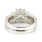 1.05ct Engagement Ring Set 18KT White Gold