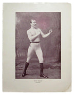 Jack Welch English Boxer 1895 Boxing Gladiators 11x15 Supplement Poster