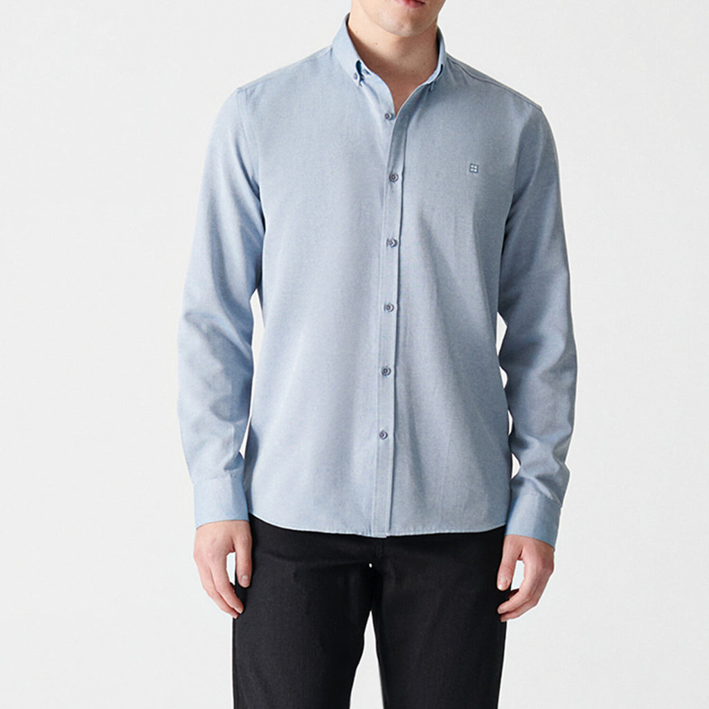 Oxford Regular Fit Shirt // Dark Blue