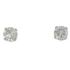 .75ct Diamond Stud Earrings 14KT White Gold