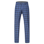 3-Piece Performance Stretch Slim Fit Check Suit // Indigo