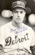 Hal White Tigers d. 2001 Signed/Autographed 3x5  Photo 179325