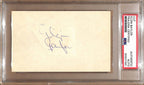 Elgin Baylor HOF Autographed 3x5 Index Card Los Angeles Lakers PSA/DNA 178815