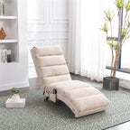 Massage Chaise Lounge Indoor, Ergonomic Electric Massage Lounger