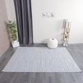 Chenille Woven Rug // Blue