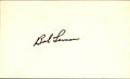 Bob Lemon HOF Cleveland Indians d.2000 Signed/Autographed 3x5 Index Card 162525