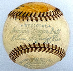 Babe Ruth HOF Signed/Inscribed to Mickey Harris OAL Baseball Beckett 191824
