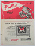 1967 Philadelphia Phillies Scorecard/Program vs. LA Dodgers Unscored 157811