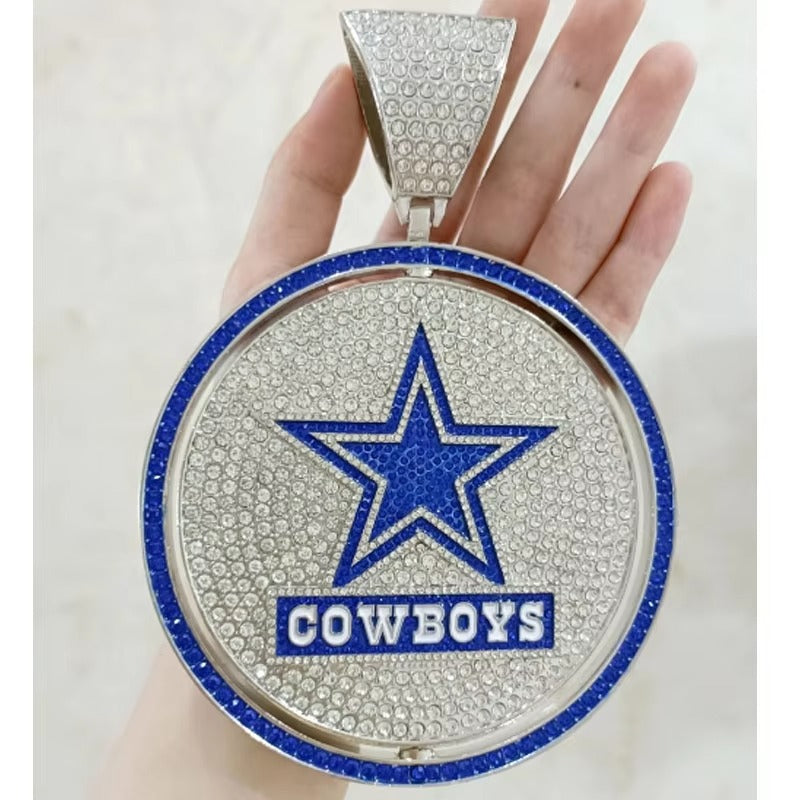 Rotating Sports Team Logo Pendant Necklace –  Perfect Gifts for True Fans
