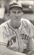 Bill Rigney NY Giants d. 2001 Signed/Autographed 3x5  Photo 178750