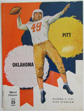 1953 Oklahoma Sooners vs. Pitt Football Program 138139