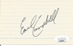 Earl Campbell HOF Houston Oilers Signed/Autographed 3x5 Index Card JSA 151050