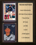 Trevor Hoffman San Diego Padres Hall of Fame Stats Plaque 8x10 2 Cards Topps, Bowman 2024 2025 2026