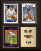 Kerry Wood Chicago Cubs Fan Gift Plaque 8x10 3 Cards Topps Donruss Panini 2024 2025 2026