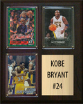 Kobe Bryant Los Angeles Lakers Fan Gift Plaque 8x10 3 Cards Topps Donruss Panini 2024 2025 2026