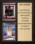 Tracy McGrady Orlando Magic Hall of Fame Stats Plaque 8x10 2 Cards Hoops, Prizm, Donruss 2024 2025 2026
