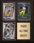 LSU Tigers All-Time Greats 8x10 Plaque 3 Cards Joe Burrow Justin Jefferson Jayden Daniels